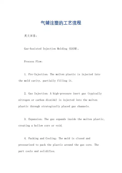气辅注塑的工艺流程