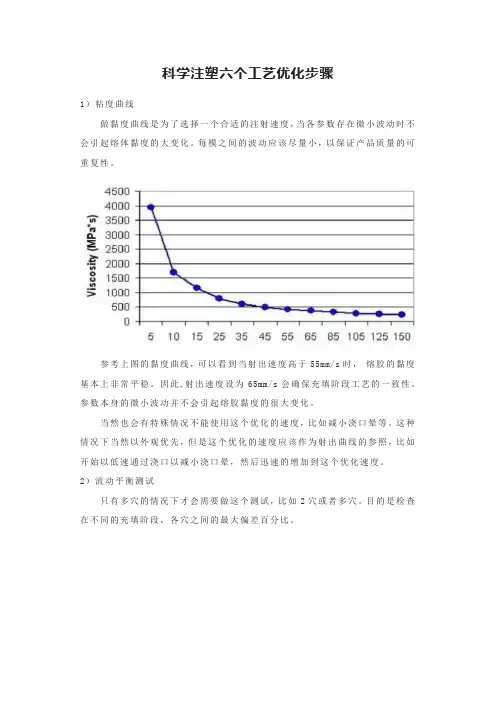 科学注塑六个工艺优化步骤