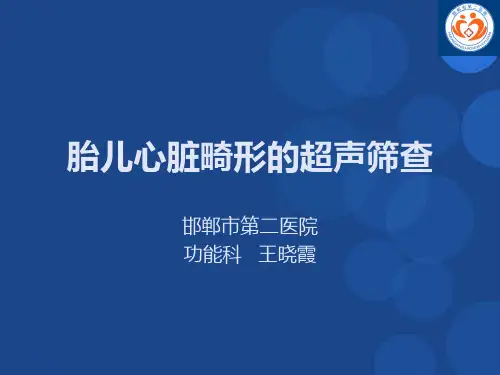 胎儿心脏畸形