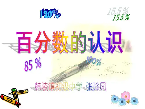 百分数的意义和写法课件 (1)