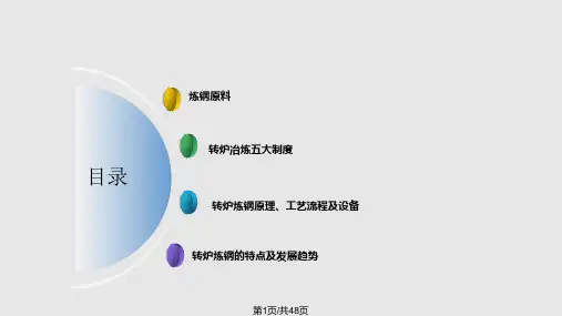 GOR转炉炼钢PPT课件