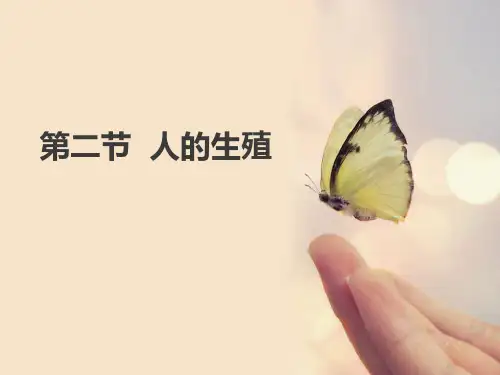 人教版七年级生物下册人的生殖