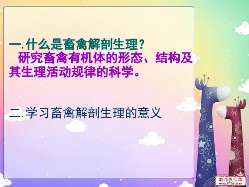 动物细胞的结构课堂PPT