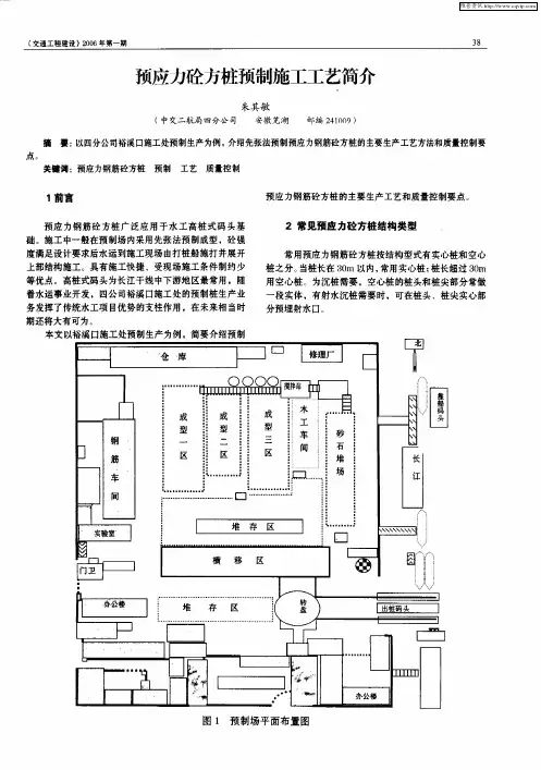 预应力砼方桩预制施工工艺简介