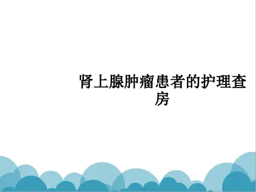 肾上腺肿瘤患者的护理查房ppt课件