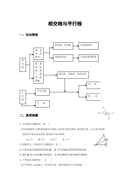 相交线、平行线培优讲义(最新整理)