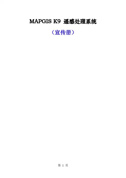 MapGIS K9遥感处理系统11页word