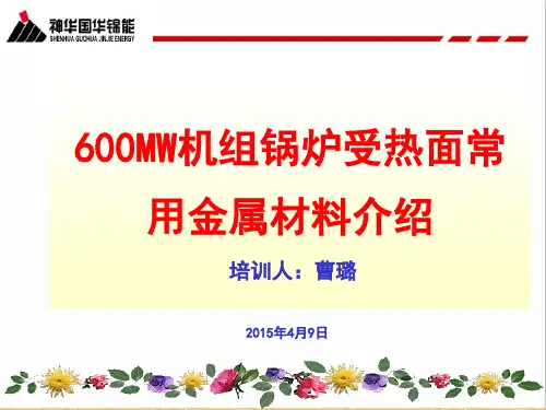 600MW机组锅炉受热面常用金属材料介绍