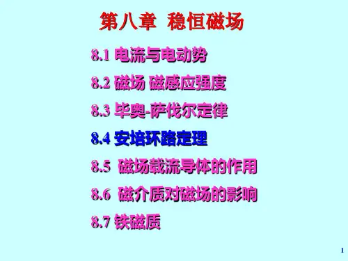 机械工业出版社大学物理 第08章 稳恒磁场02-安培力、磁力矩