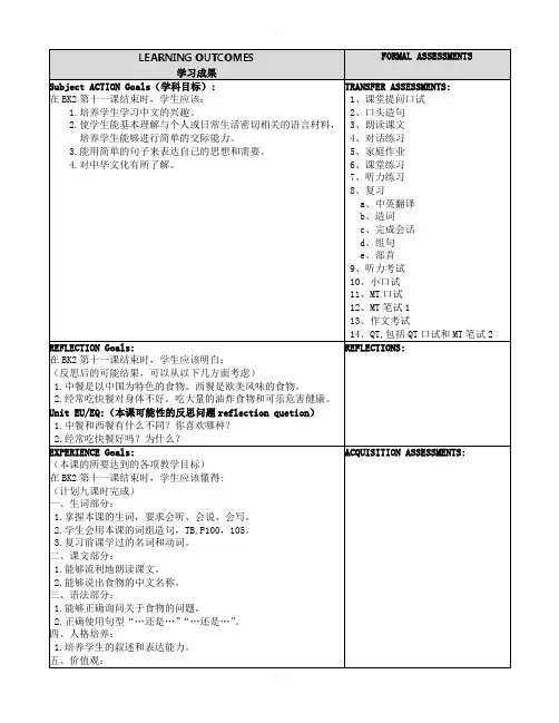 轻松学中文第2册11课教案