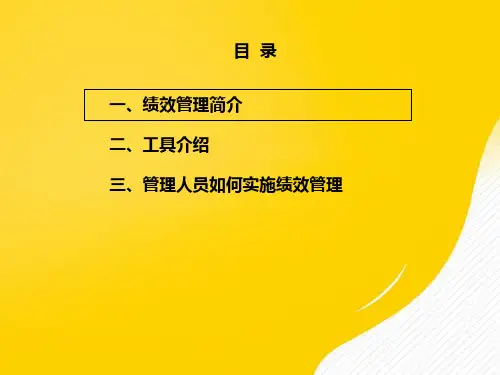 绩效管理理论基础优秀PPT资料