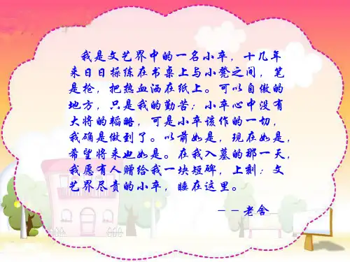 九年级语文下册《断魂枪》课件 长春版