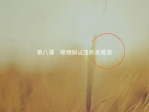 2017-2018学年高中政治必修4课件：8-1世界是永恒发展的 精品
