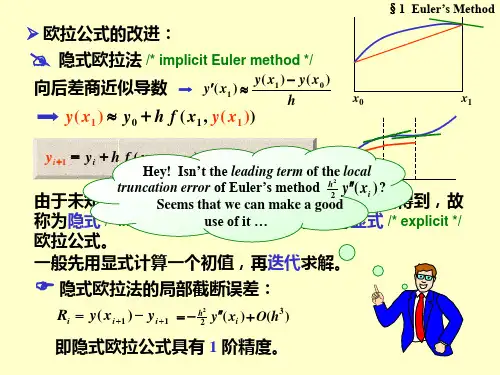 欧拉公式的改进