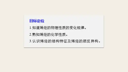 高中化学课件烯烃