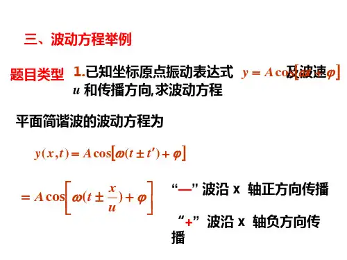 波动方程举例