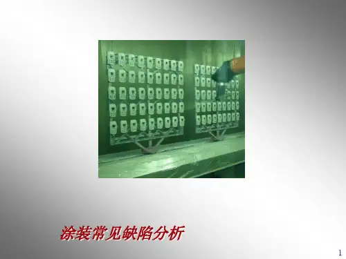 涂装常见缺陷分析(中)精品PPT课件
