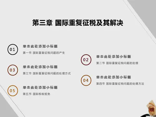 复征税及其解决