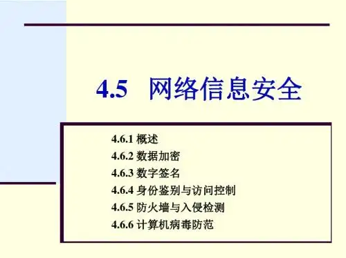 第4章网络信息安全-PPT课件