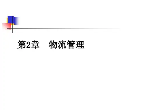 物流管理培训课件