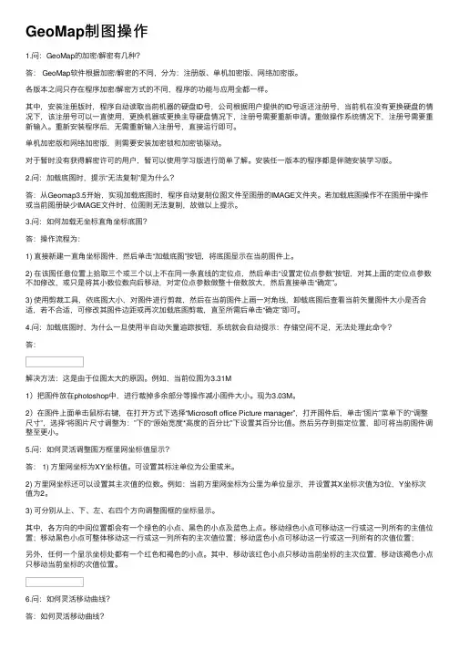 GeoMap制图操作