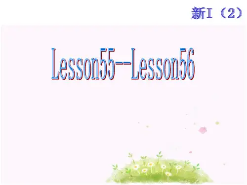(完整版)新概念第一册55课课件