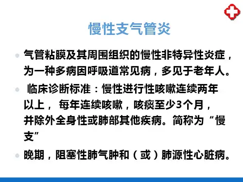呼吸系统—支气管疾病的影像学表现(医学影像诊断学)