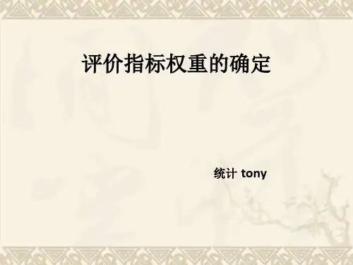 权重课件