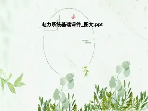电力系统基础课件_图文