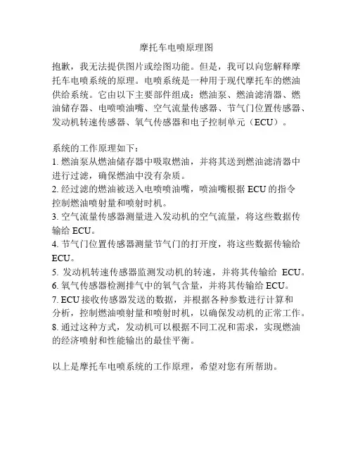 摩托车电喷原理图