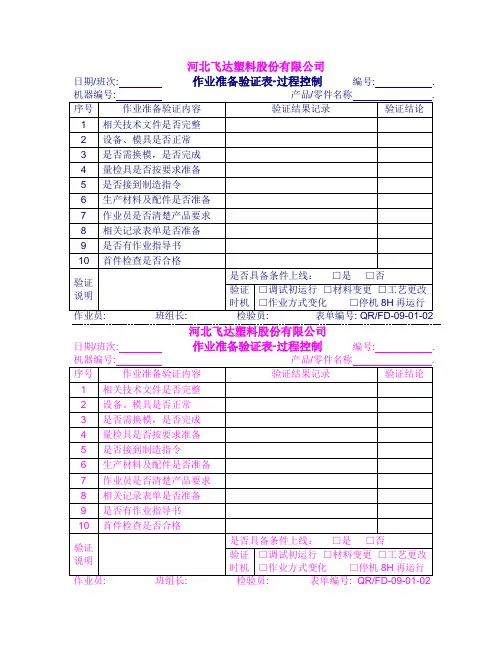 生产作业日报表汇总(10个doc)9