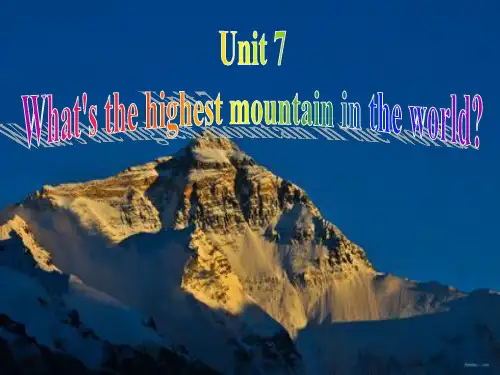 2014年人教版新目标八年级下Unit7-课件(117页)