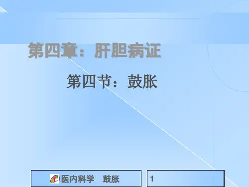 中医内科学鼓胀PPT课件