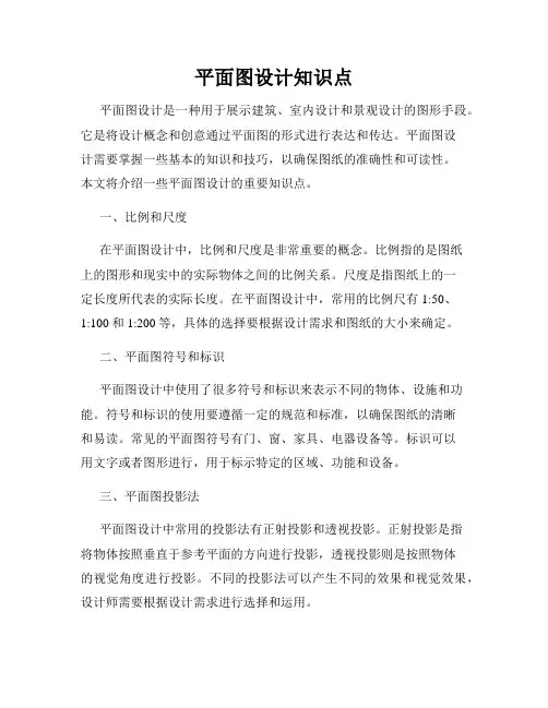 平面图设计知识点