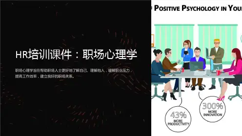 《HR培训课件：职场心理学》