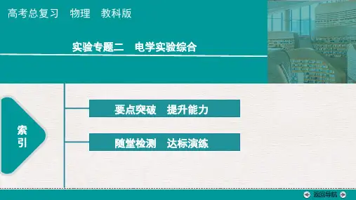 实验专题二 电学实验综合--2025版高考总复习物理