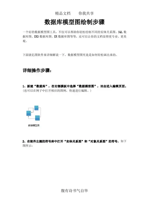 数据库模型图绘制步骤