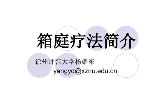 箱庭疗法简介 