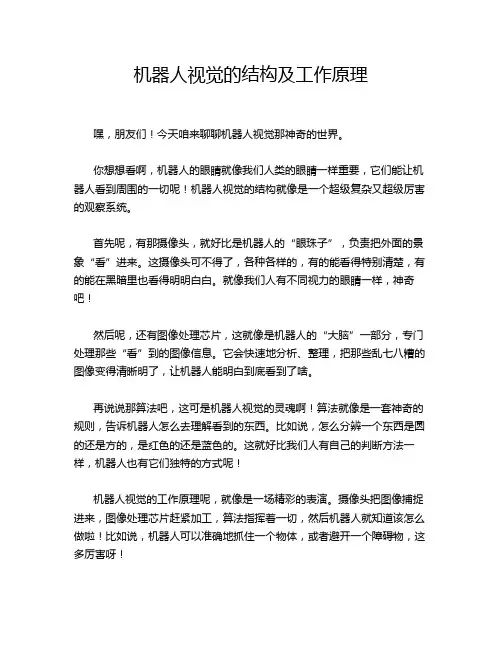 机器人视觉的结构及工作原理