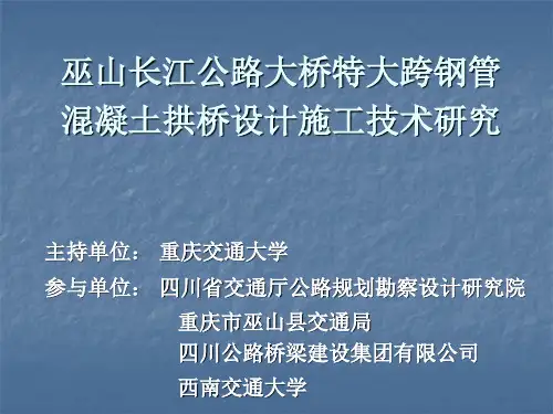 巫山长江大桥.