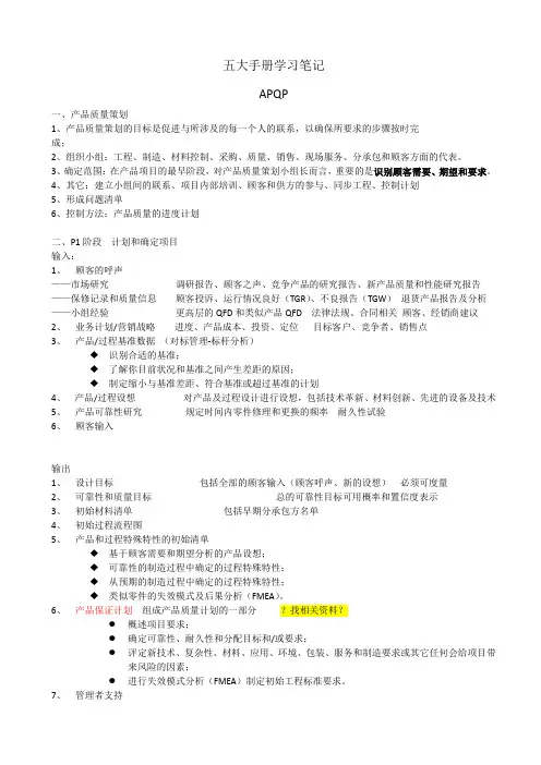 五大手册学习笔记1