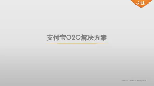 金融支付宝O O解决方案