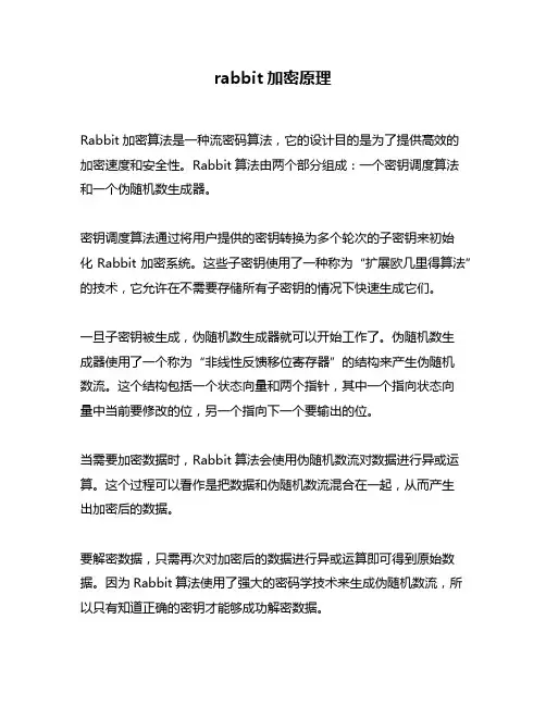 rabbit加密原理