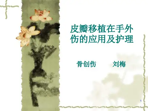 皮瓣护理PPT课件