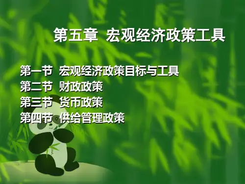 宏观经济政策ppt课件