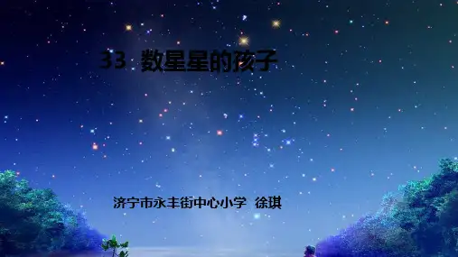 精人教版二级语文下册数星星的孩子