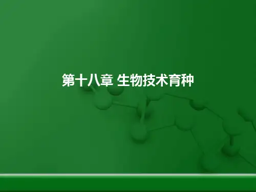 第18章 生物技术育种