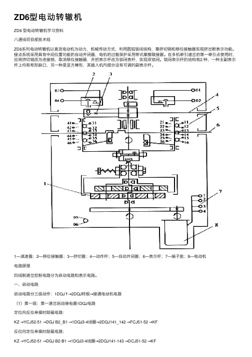 ZD6型电动转辙机