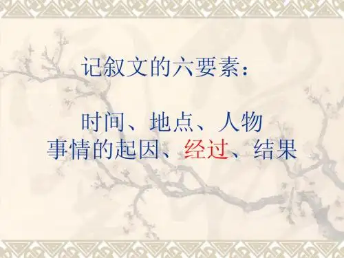 如何把经过写具体(习作指导)