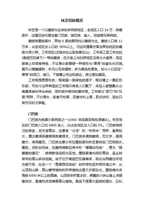 林芝民族概况